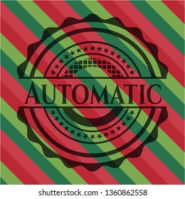 Automatic christmas badge.