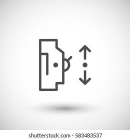 Automatic Circuit Breaker Line Icon