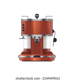 Automatic coffee machine, vector icon or mockup