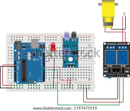 Automatic fan, Arduino based automatic fan\cooler using IR sensor, wireless switch for home light, 2 channel relay, ir sensor, Arduino Uno, breadboard, led, smart switch, smart fan, energy saving fan

