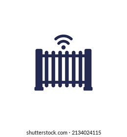 Automatic Gate Icon On White