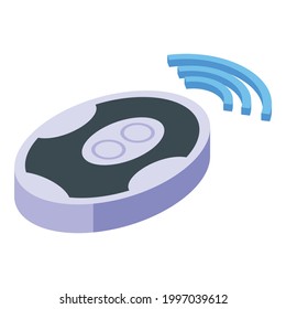 Automatic gate remote control device icon. Isometric of Automatic gate remote control device vector icon for web design isolated on white background