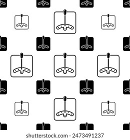 Automatic Gear Icon Seamless Pattern, Self Shifting Gear Transmission Vector Art Illustration