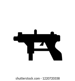 Automatic Gun icon. Trendy Automatic Gun logo concept on white background from army and war collection. Suitable for use on web apps, mobile apps and print media.