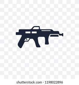 Automatic Gun transparent icon. Automatic Gun symbol design from Army collection.