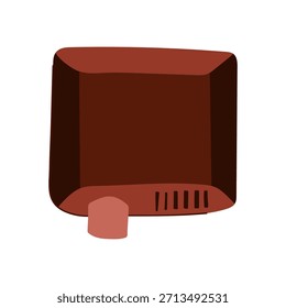 Secador de mãos automático que representa instalações públicas, saneamento e soluções ecológicas para manter a higiene pessoal em vários ambientes comerciais e institucionais