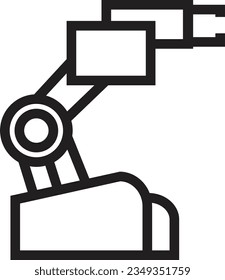 Automatic Industry Robot Outline Icon