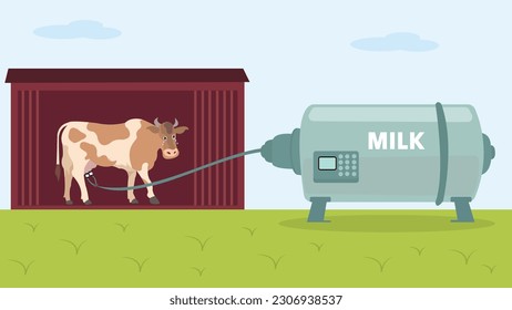 Automatic Milk Collection from Cow Using Machine - Suffering of Cows in the Dairy Industry 
