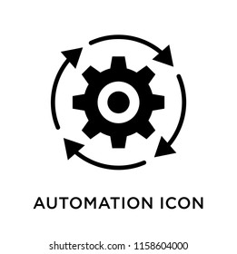 Automatic Process Icon Automation Icon Artificial: เวกเตอร์สต็อก (ปลอด ...