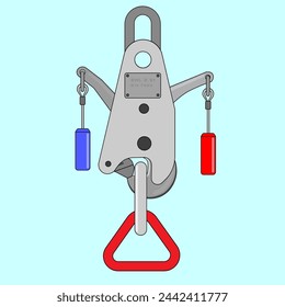 Gancho de liberación automática (para liberar balsa salvavidas del buque)