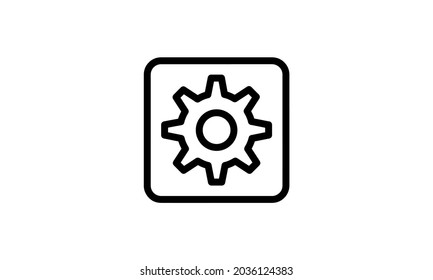 automatic simple black line web icon vector illustration. Editable stroke. 48x48 Pixel Perfect.