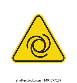 Automatic Startup Sign Isolated On White Background. Yellow Triangle Warning Symbol Simple, Flat, Vector, Icon You Can Use Your Website Design, Mobile App Or Industrial Design. Vector Illustration
