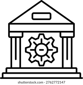 Automatic Stay Illustration vector Icon Design