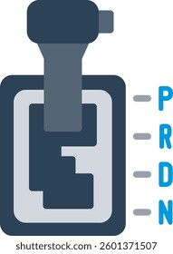 Automatic Transmission Flat Illustration Vector Design