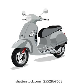 automatic vespa vector and illustration