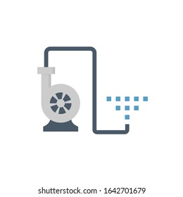 Automatic water sprinkler and irrigation system icon design.