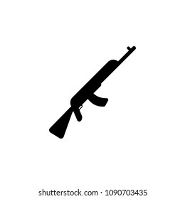 automatic weapons icon. Element of police for mobile concept and web apps. Detailed automatic weapons icon can be used for web and mobile. Premium icon on white background
