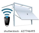 Automatic wireless garage door system - remote open