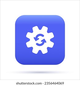 Automation 3D Icon, Automated Wheel 