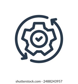 Automation for AI Purpose Vector Icon Illustration