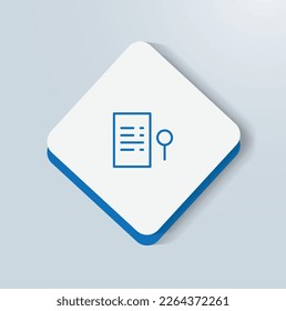 automation audit log icon vector design