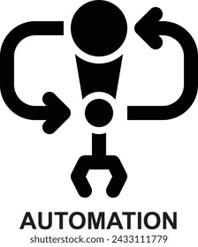 automation, automatic, autonomous, automated, manufacturing, production 
 solid or glyph style icon set or icon pack with basic license for web mobile app presentation printing