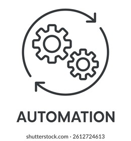 automation concept simple design icons, simple style design inspiration for any interface and purpose suitable for symbols and more