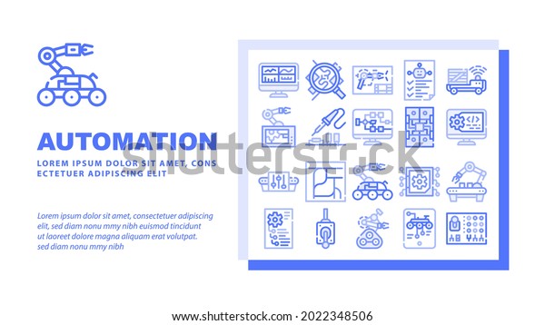 Automation Engineer\
Landing Web Page Header Banner Template Vector. Iron Solder\
Soldering Electronic Microcircuit And Remote Control, Robot And\
Rover Engineer\
Illustration