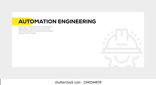 AUTOMATION ENGINEERING BANNER CONCEPT