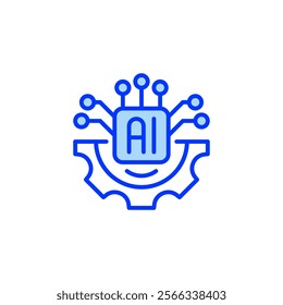 Automation Filled Line Icon. linear style sign for mobile concept and web design. Outline vector icon.