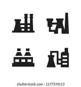 automation icon. 4 automation vector icons set. factory icons for web and design about automation theme