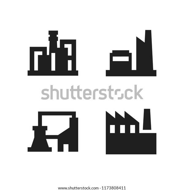 automation icon. 4\
automation vector icons set. factory icons for web and design about\
automation theme
