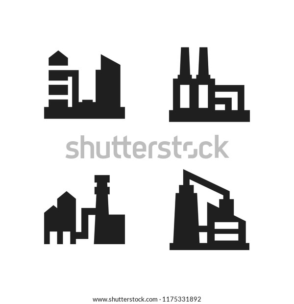 automation icon. 4\
automation vector icons set. factory icons for web and design about\
automation theme