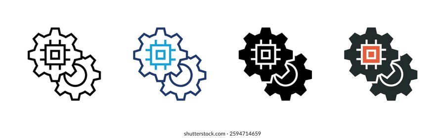 Automation Icon Element For Design