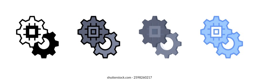 Automation Icon Element For Design