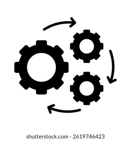 Elemento De Ícone De Automação Para Design