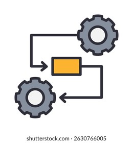 Elemento de ícone de automação para design