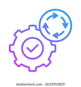 Elemento de icono de automatización para diseño
