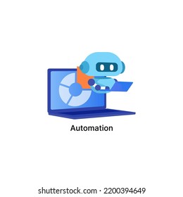 Icono de automatización. Icono de estilo sencillo plano para el diseño de ui.