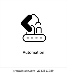 Automation icon for industry collection Vector stock illustration