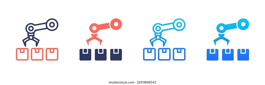 Paquete de iconos de automatización en varios estilos