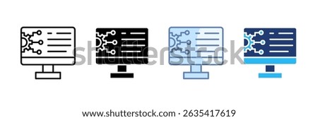 Automation Icon Set Multiple Style Collection