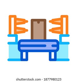 automation manufacturing icon vector. automation manufacturing sign. color symbol illustration