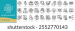 Automation Security icon. Automated Threat Detection, Phishing Filter Guard, AI Security Monitoring, Intrusion Prevention and Vulnerability Assessment