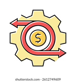 automation technical sales engineer color icon vector. automation technical sales engineer sign. isolated symbol illustration