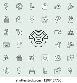 automation time icon. Automation icons universal set for web and mobile