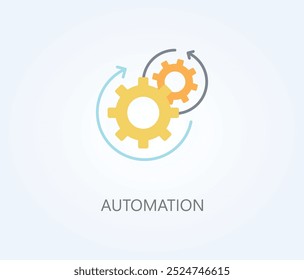Automation Vector, Icon Or Logo Sign Symbol Illustration