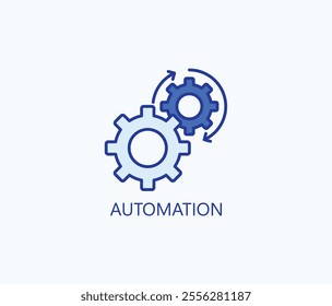 Automation vector, icon or logo sign symbol illustration