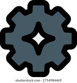 Automation vector icon in modern style, workflow automation and AI-powered productivity tool illustration. Filled Line Icon