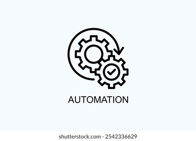 Automation Vector Or Logo Sign Symbol Illustration